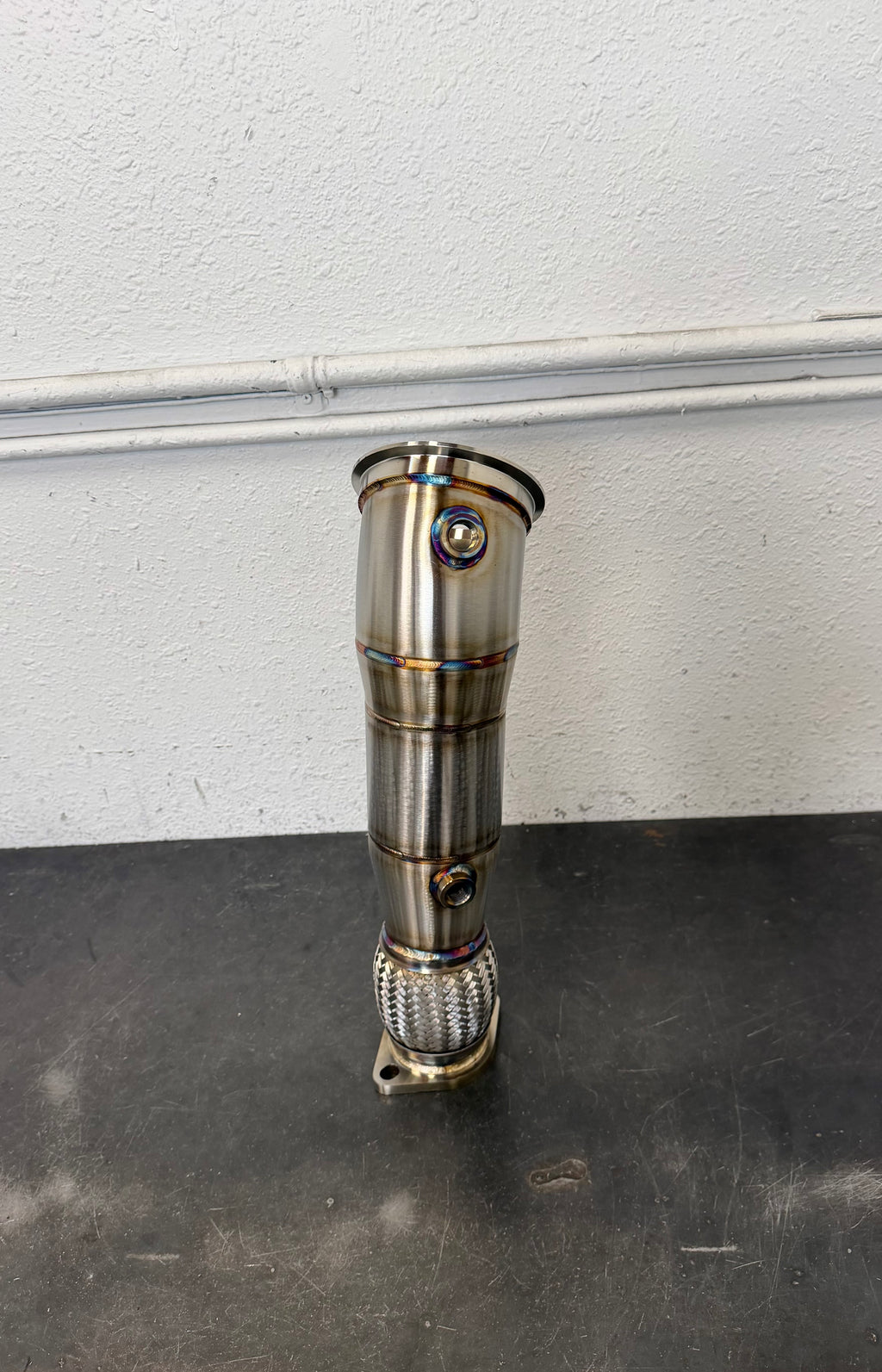 FAF Race High-Flow Catted Downpipe  (OEM Turbo & OEM Location Fitment) Gen 4 Toyota Tacoma • Gen 6 Toyota 4Runner • Gen 7 Toyota Land Cruiser