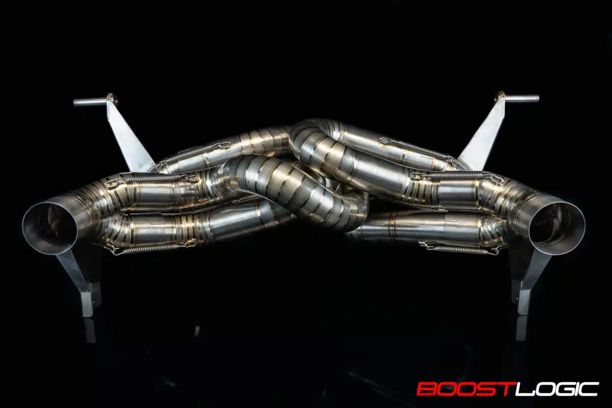 Boost Logic Huracan Performante, EVO, STO, Sterrato, Technica Titanium exhaust