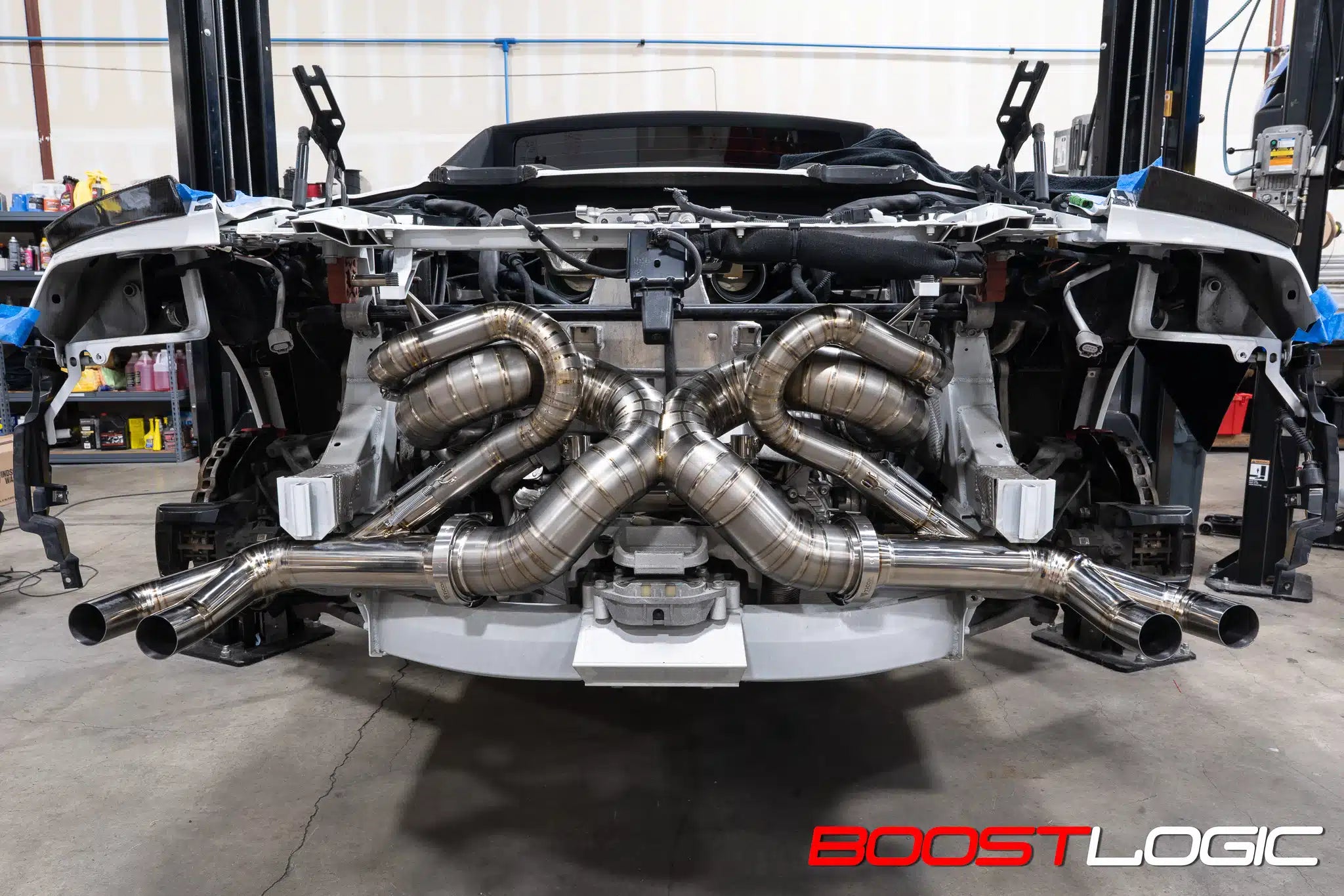 Boost Logic Titanium Exhaust for 2016-2019 Audi R8