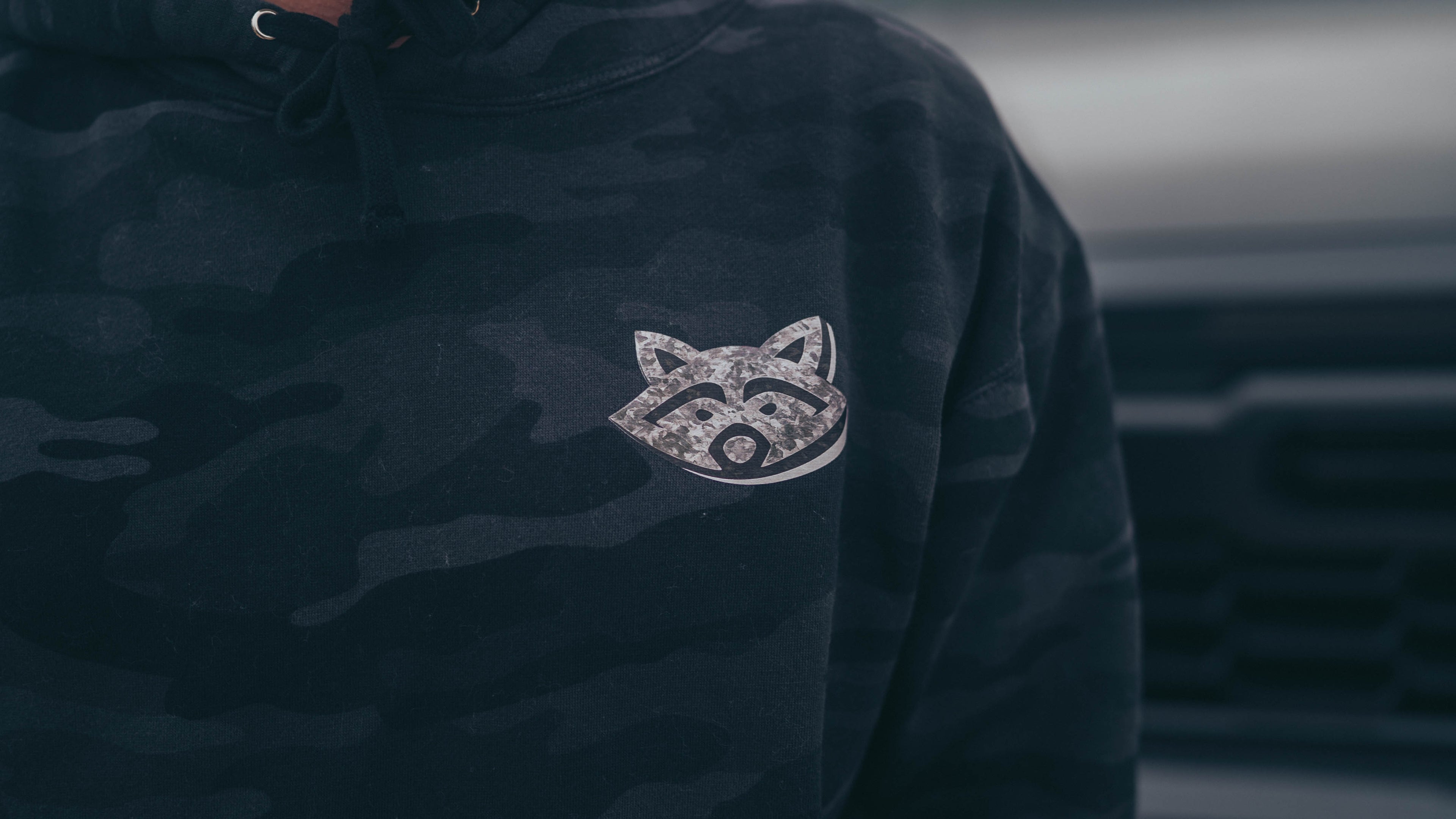 FAF OFF-ROAD TRD BLACK CAMOUFLAGE HOODIE