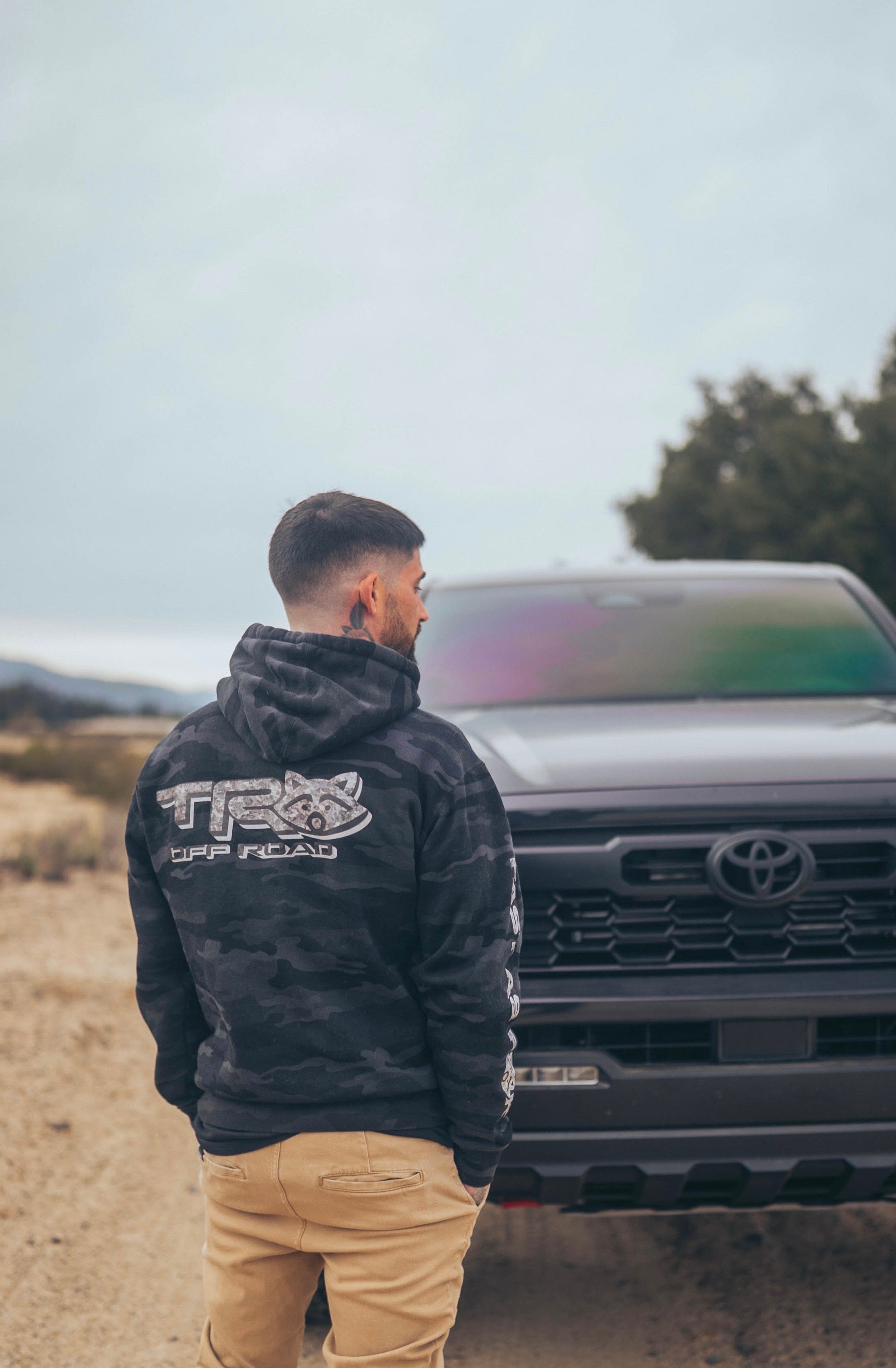 FAF OFF-ROAD TRD BLACK CAMOUFLAGE HOODIE